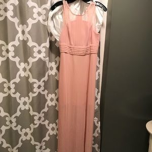 BCBGeneration blush pink formal dress